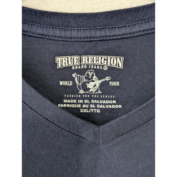 True Religion Buddha and Logo T-Shirts Bundle Men's Size 2XL/XXL - Picture 11 of 13